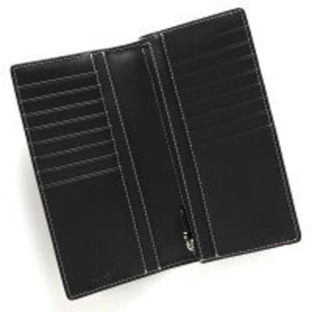 Burberry Long CAVEMDISH Check Birch Cavendish Giant Brown Wallet - Picture 4 of 5